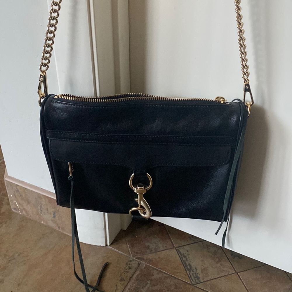 MAC Rebecca Minkoff classic. Full size not the mini black and gold leather